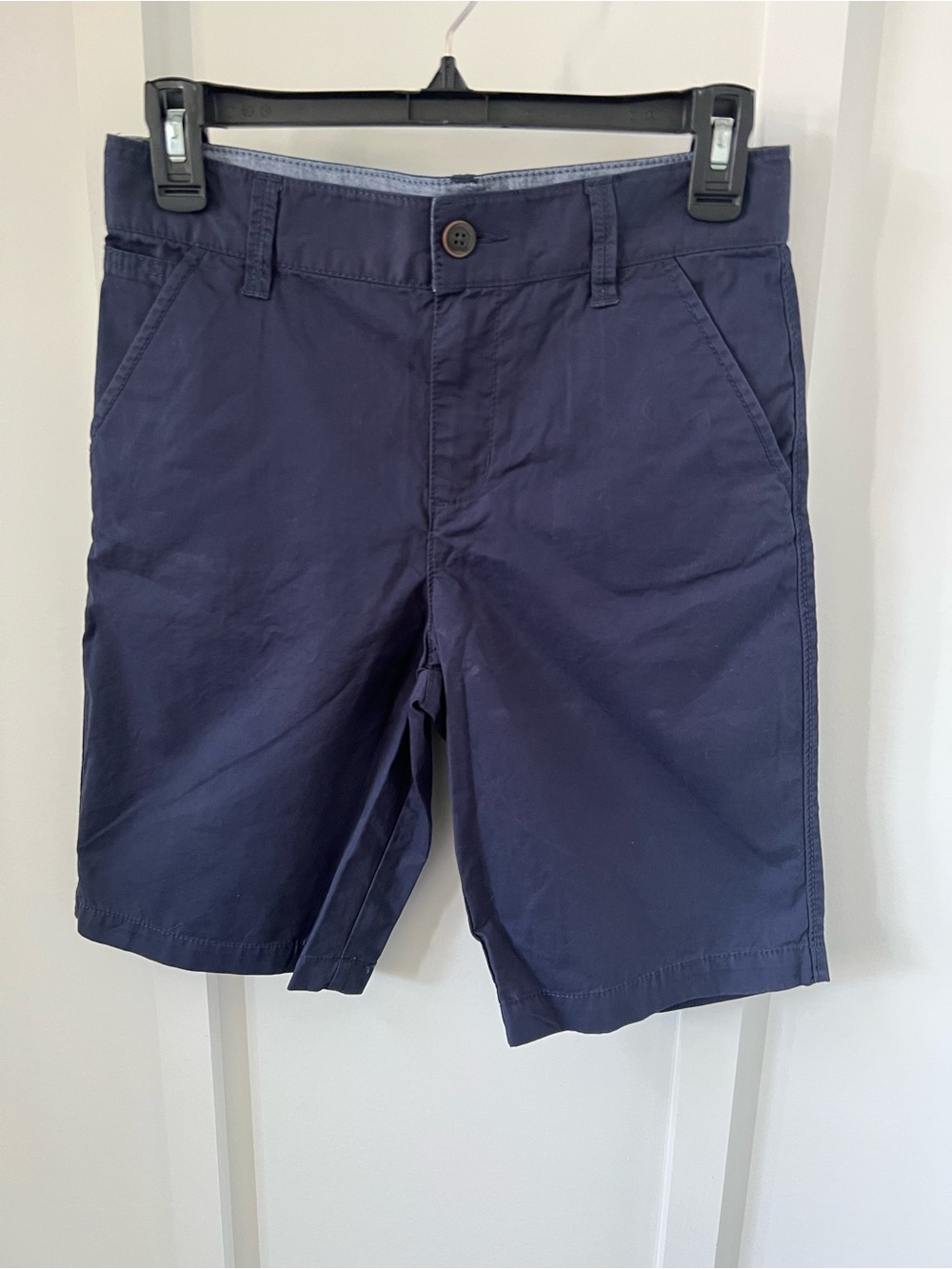 OshKosh B'gosh Navy Flat Front Cotton Shorts